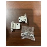 Bag of (24) 2-3/8" Self-Closing Hinges in White
