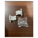 Bag of (24) 2-3/8" Self-Closing Hinges in White