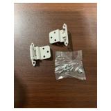 Bag of (24) 2-3/8" Self-Closing Hinges in White