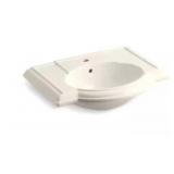 Kohlerï¿½ 27.5" Pedestal Bathroom Sink in Biscuit