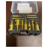 12Pc Diamond Core Hole Saw Kit