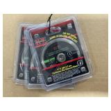 4" Diamond Cut Blade x3