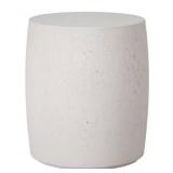 18"H Matte Terrazzo Chalk Round Garden Stool