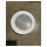 12" Replacement Glass for Can Lights in White x 2