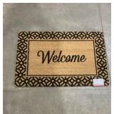 "Welcome" Border Printed Coir Mat