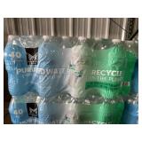Case of (40) 16.9oz Purified Bottled Water x 8