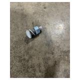 Bucket of Galvanized Guardrail Hardware