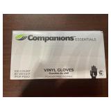 100Pk Large Powder Free Vinyl Gloves x 6