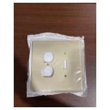 Bag of 2-Gang 1-Toggle Duplex Wall Plates
