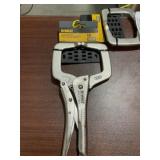 DeWalt 12" C-Clamp Locking Pliers x 2