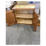 27" x 12" Wall Cabinet in Oak Honey Finish
