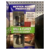 BHP Hall & Closet Doorknobs in Brass x3