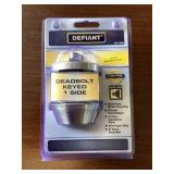 Defiantï¿½ Stainless Steel Deadbolt x2