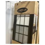 Larsonï¿½ 36"x 80" Mid-View Storm Door in Brown