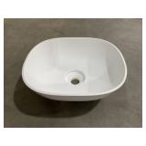 Aquabella 15-3/4" XL Circle Sink in White x 2Pcs