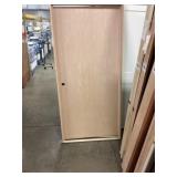36" x 78" RH Smooth Panel Oak Interior Door