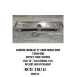 Signature Hardware 18" Linear Shower Drain