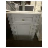 21" x 21-1/2" Vanity in Gray with Single Sink Top