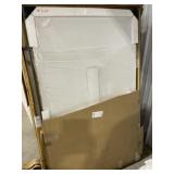 Trimslate Shower Base in White with Center Drain