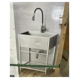 25" All-In-One Freestanding Utility Sink