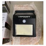 4 Black Solar Deck Lights