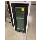 15.5" x 35.5 Blk/Wh Fixed Window Unit x 2