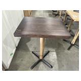 24" x 30" Bar Table in Espresso Oak x 2