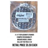 (20) 4-1/4" Replacement Strainers