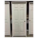 32" x 80" LH 6-Panel MDF Interior Door