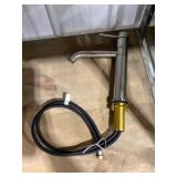 Single Handle Kitchen Faucet in Brushed Nickel