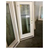 36" LH Full Lite Fiberglass Entry Door