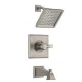 Deltaï¿½ Stainless Steel Tub & Shower Trim