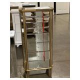 18"W Mirrored Jewelry Box with Gold Accent
