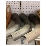 (3) Industrial 90ï¿½ Steel Pipe Elbows