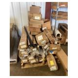 Pallet of Mixed Banister Spindles and Caps