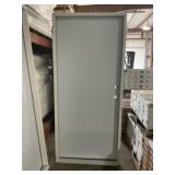 34" x 80" LH 1-Panel Steel Exterior Door