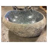 Rustic Stone Sink Vessel & Base