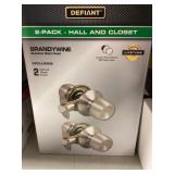 Defiantï¿½ 2pk. Hall & Closet Knobs In Stainless x3