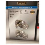 Defiantï¿½ 2pk. Bed & Bath Knobs in Stainless x3