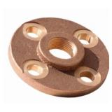 2-1/2" Brass Comp. Screwed Flanges x3