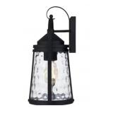 Quoizelï¿½ Amara 1-Bulb Wall Lantern in Black x 2