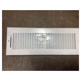 14" x 4" White Floor Register x8