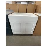 33" x 22" Sink Base Cabinet in White x 2