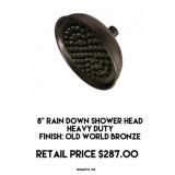 8" Rain Down Shower Head