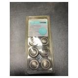10ct. Harmon Collection Knobs in Silver x5 packs