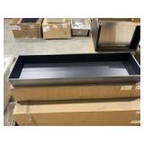 46.5" x 14" Storage Pod in Matte Black x 2