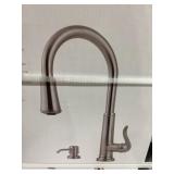 Single Handle Pull-Down Faucet in Stainless Steel