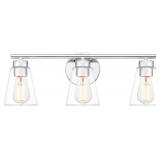 Ashley 3-Bulb Vanity Light in Chrome x 4