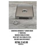 Signature Hardware 8" Shower Drain