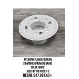 PVC Drain Flange Coupling x2